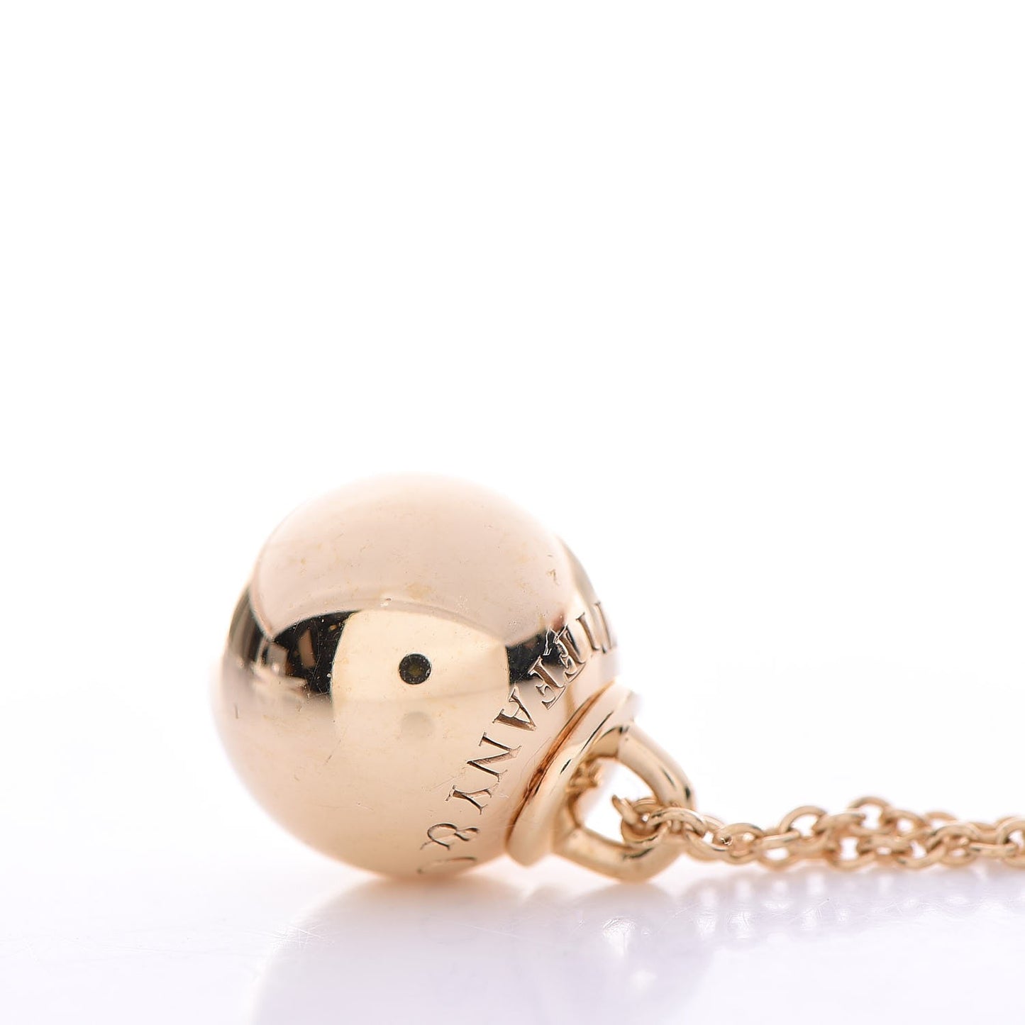 18K Yellow Gold 12.75mm HardWear Ball Pendant Necklace