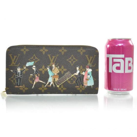 Louis Vuitton Monogram Illustre Zippy Wallet Rose 2 of 9