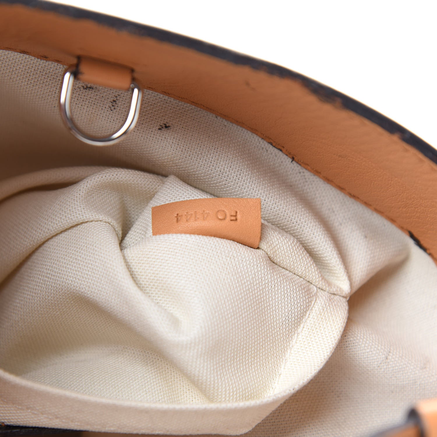 Louis Vuitton Calfskin Canvas V Bucket Bag GM 18 of 19