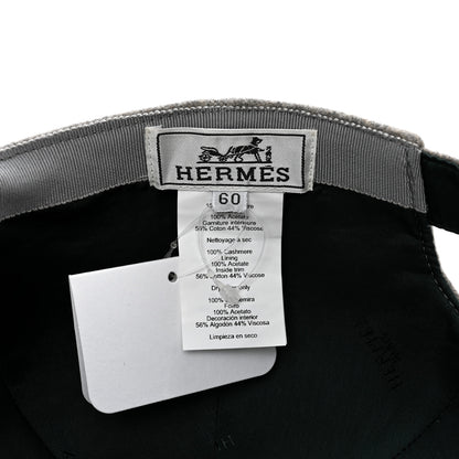 Hermes Deperlante Cashmere Texas Brode Hat 60 Corde 8 of 8