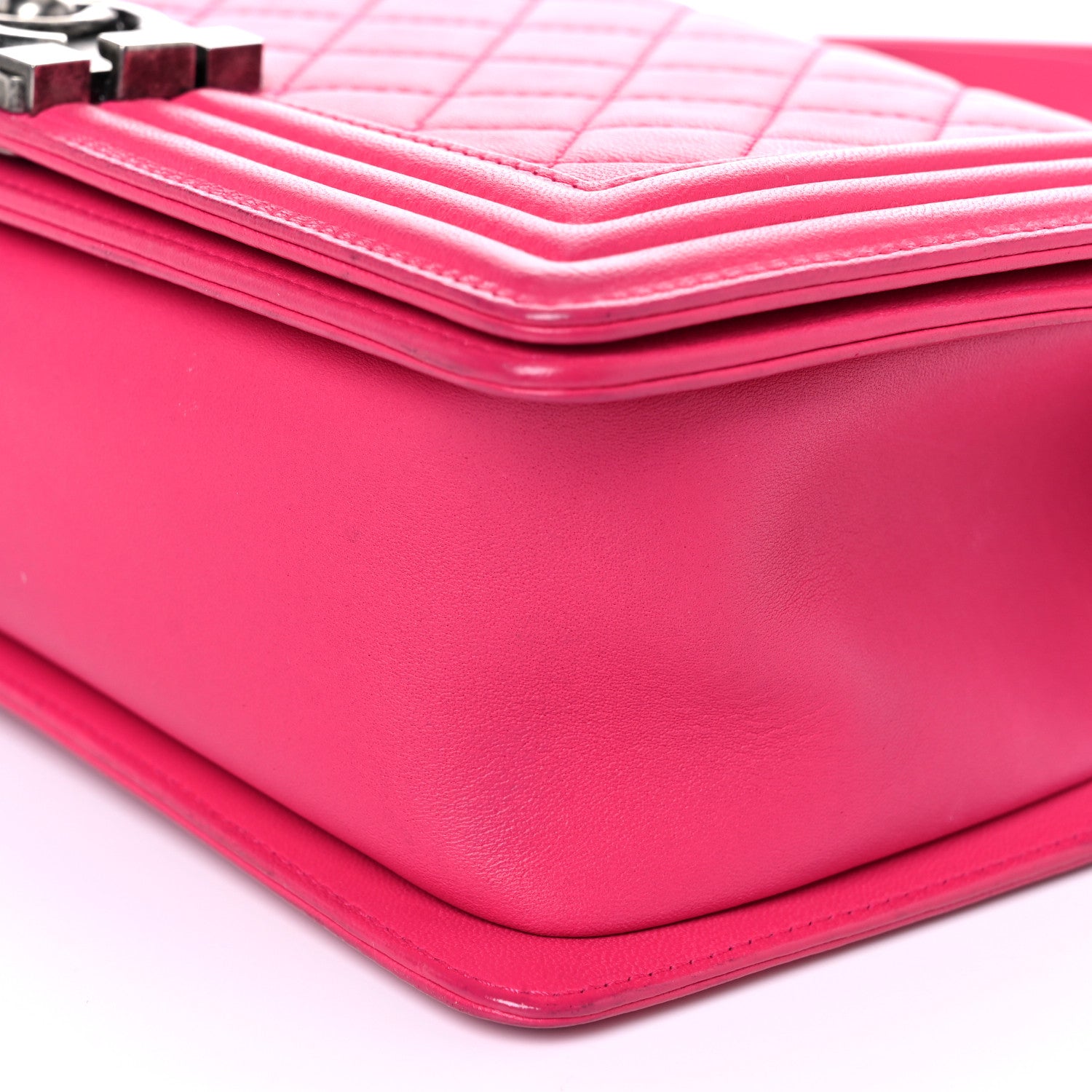 Chanel Lambskin Quilted Medium Boy Flap Pink 9 of 13