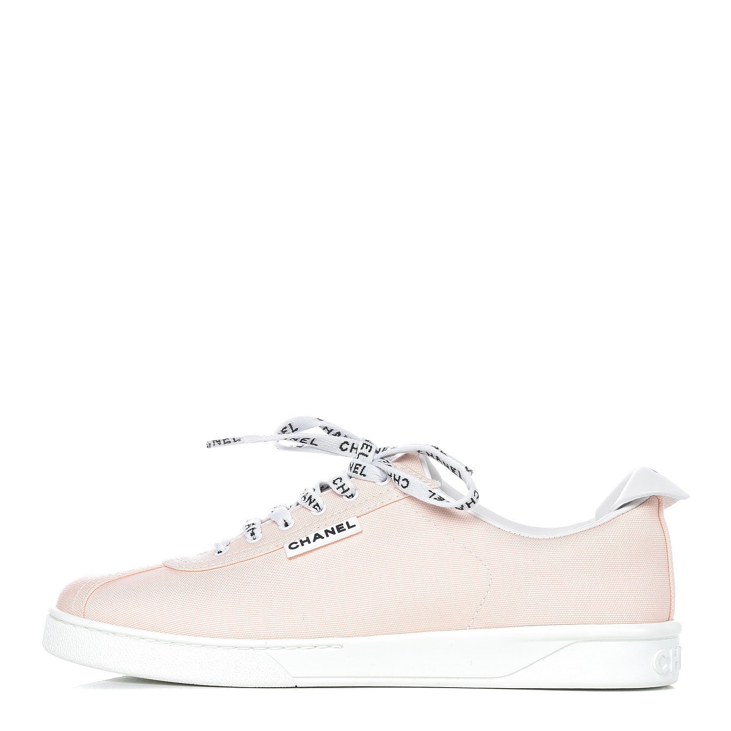 Chanel Canvas Womens Sneakers 39.5 Light Pink 1 of 11