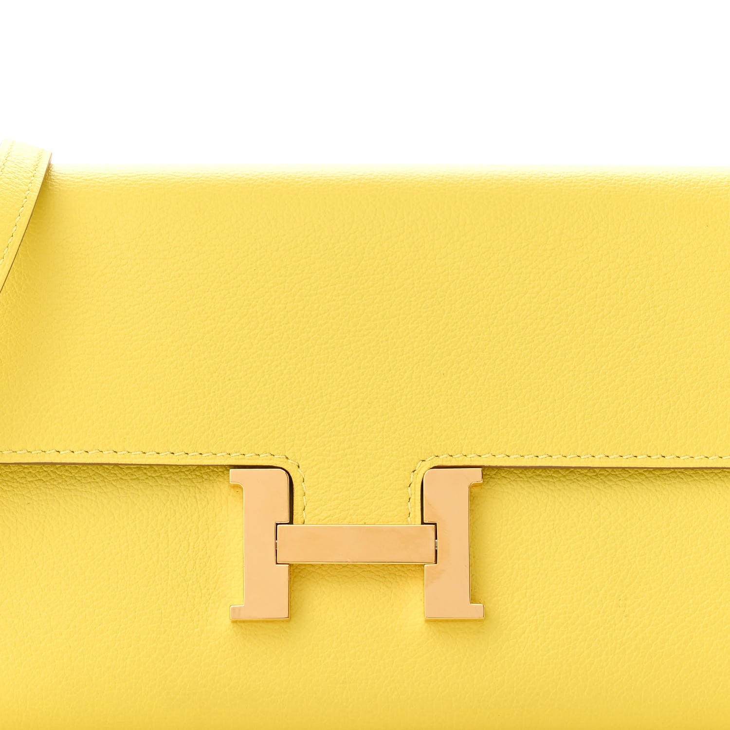 Hermes Evercolor Constance Wallet To Go Lime 8 of 11