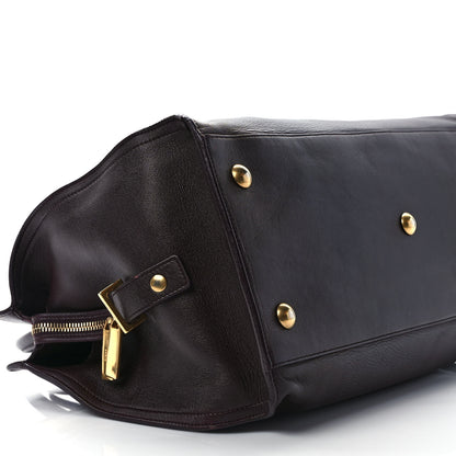 Saint Laurent Calfskin Medium Classic Y Cabas Bordeaux 7 of 13