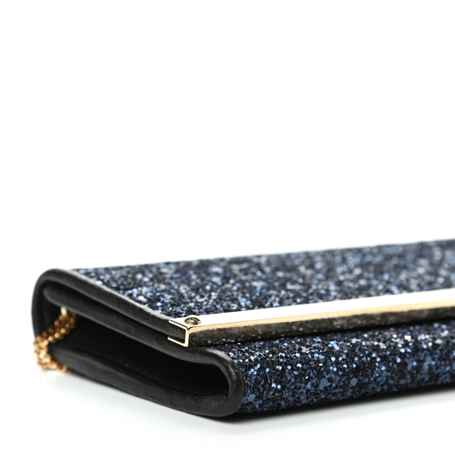 Glitter Milla Wallet on Chain Navy