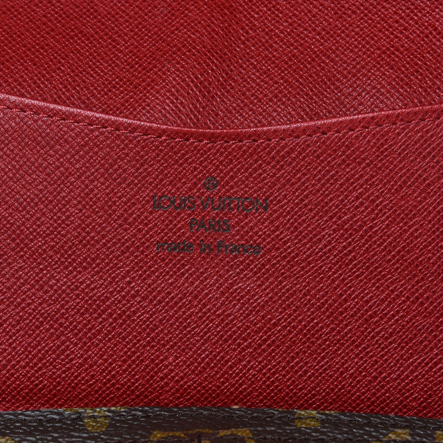 Monogram Josephine Wallet Rouge