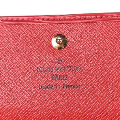 Louis Vuitton Epi Porte Tresor International Wallet Castillan Red 6 of 8