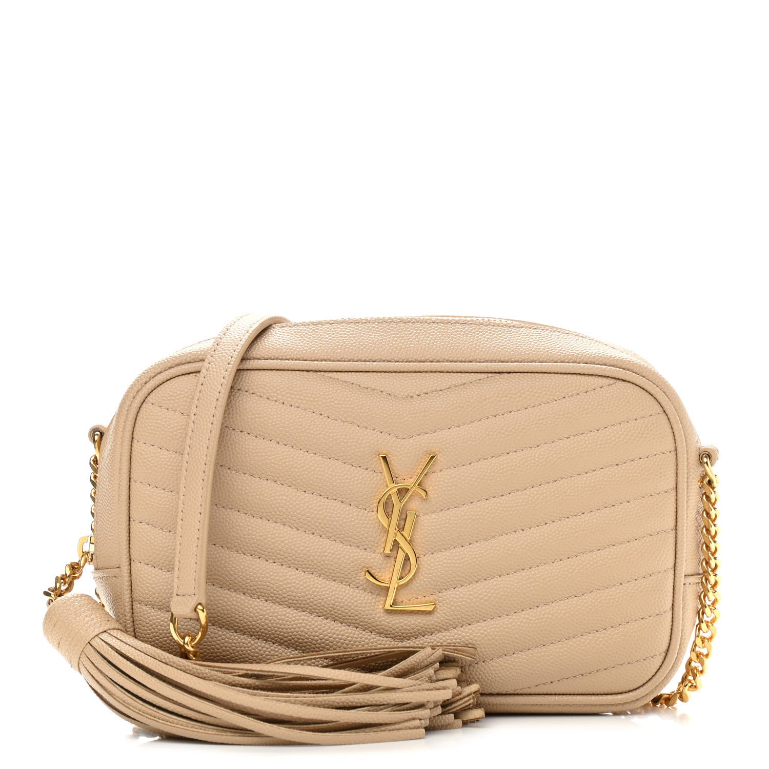 Saint Laurent Grain De Poudre Matelasse Monogram Mini Lou Camera Bag New Powder 1 of 13