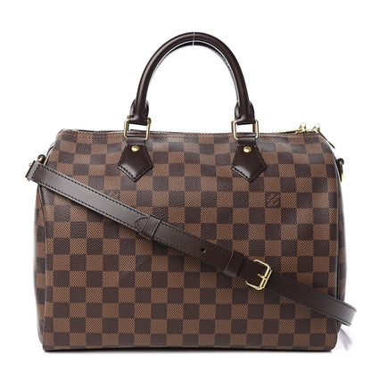 Louis Vuitton Damier Ebene Speedy Bandouliere 30 1 of 12