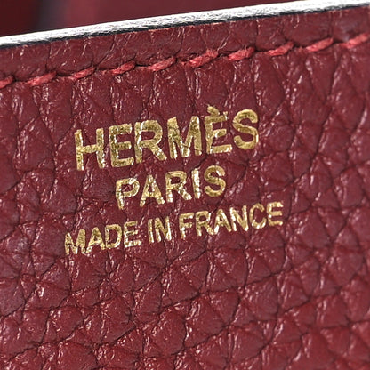 Hermes Togo Birkin 30 Rouge H 6 of 14