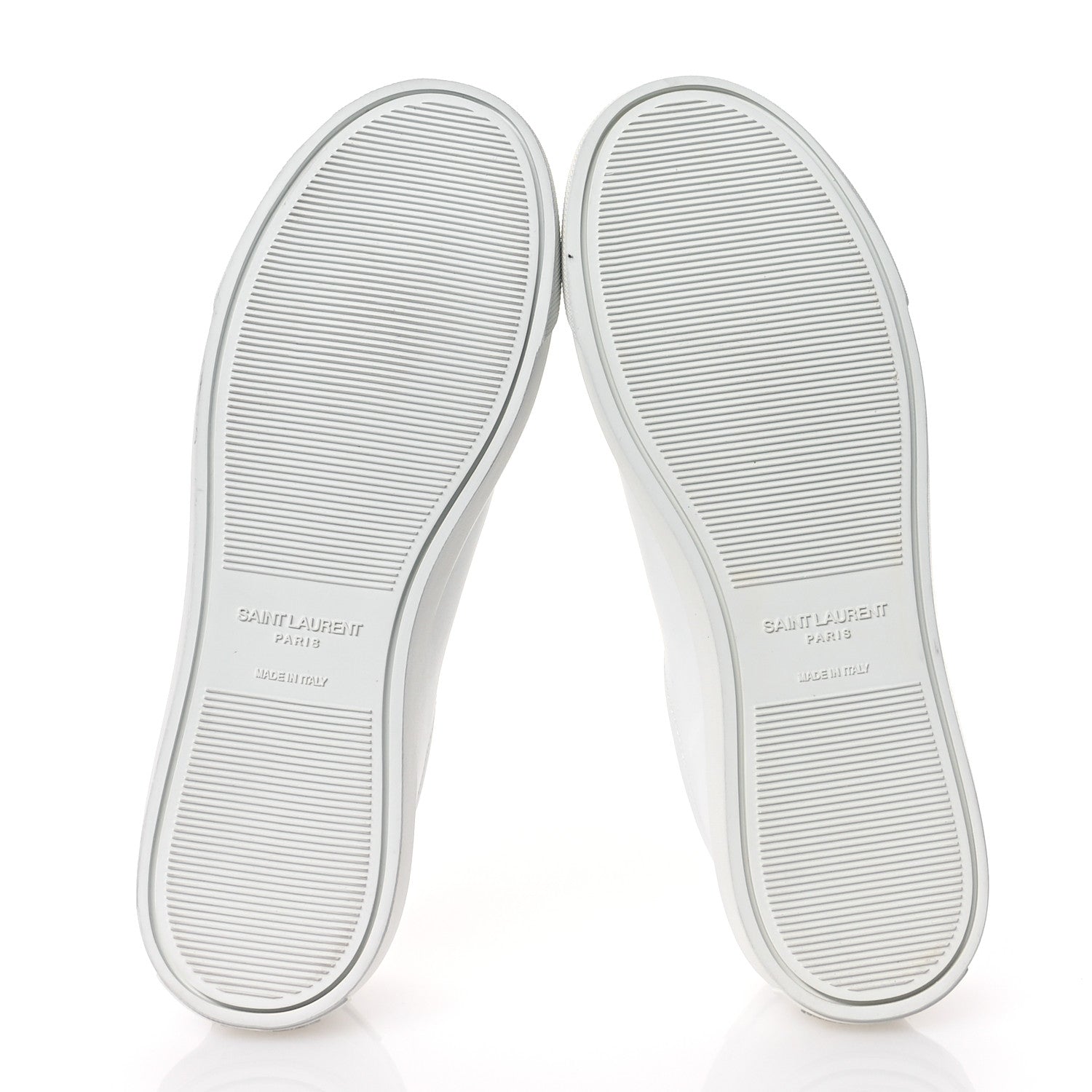 Saint Laurent Calfskin Andy Low Top Sneakers 37 Blanc Optique 6 of 9