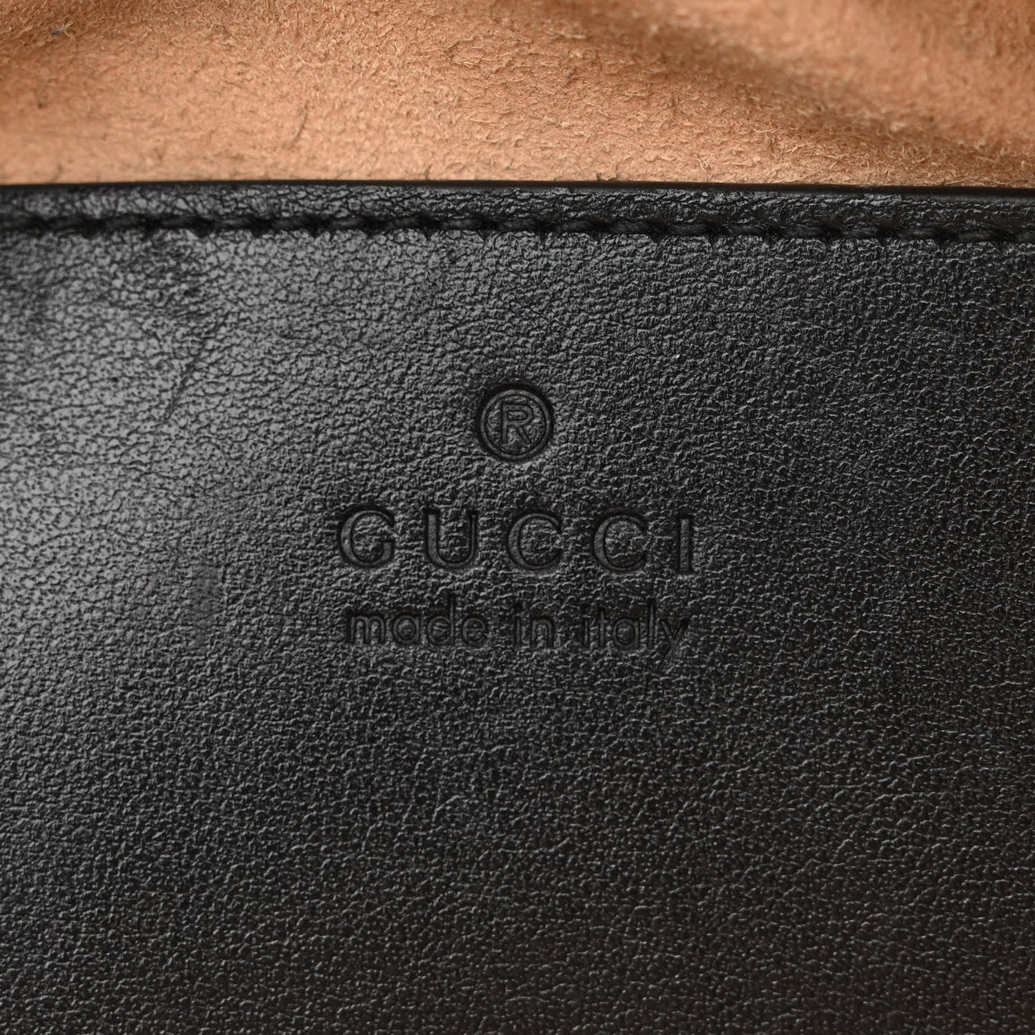 Gucci Calfskin Matelasse Aria Small GG Marmont Chain Shoulder Bag Black 6 of 13