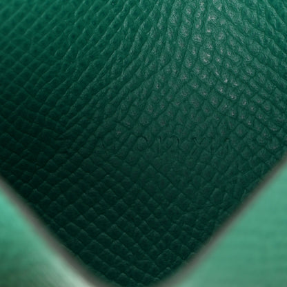 Hermes Epsom Bearn Card Holder Wallet Vert Jade 7 of 9
