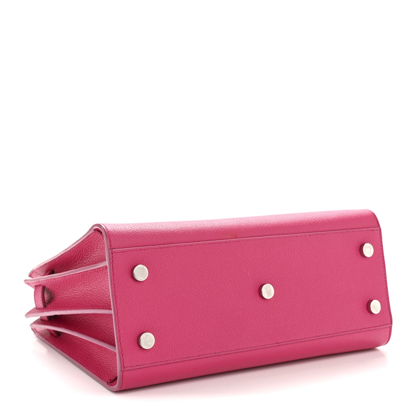 Grained Calfskin Baby Sac De Jour Lipstick Fuchsia