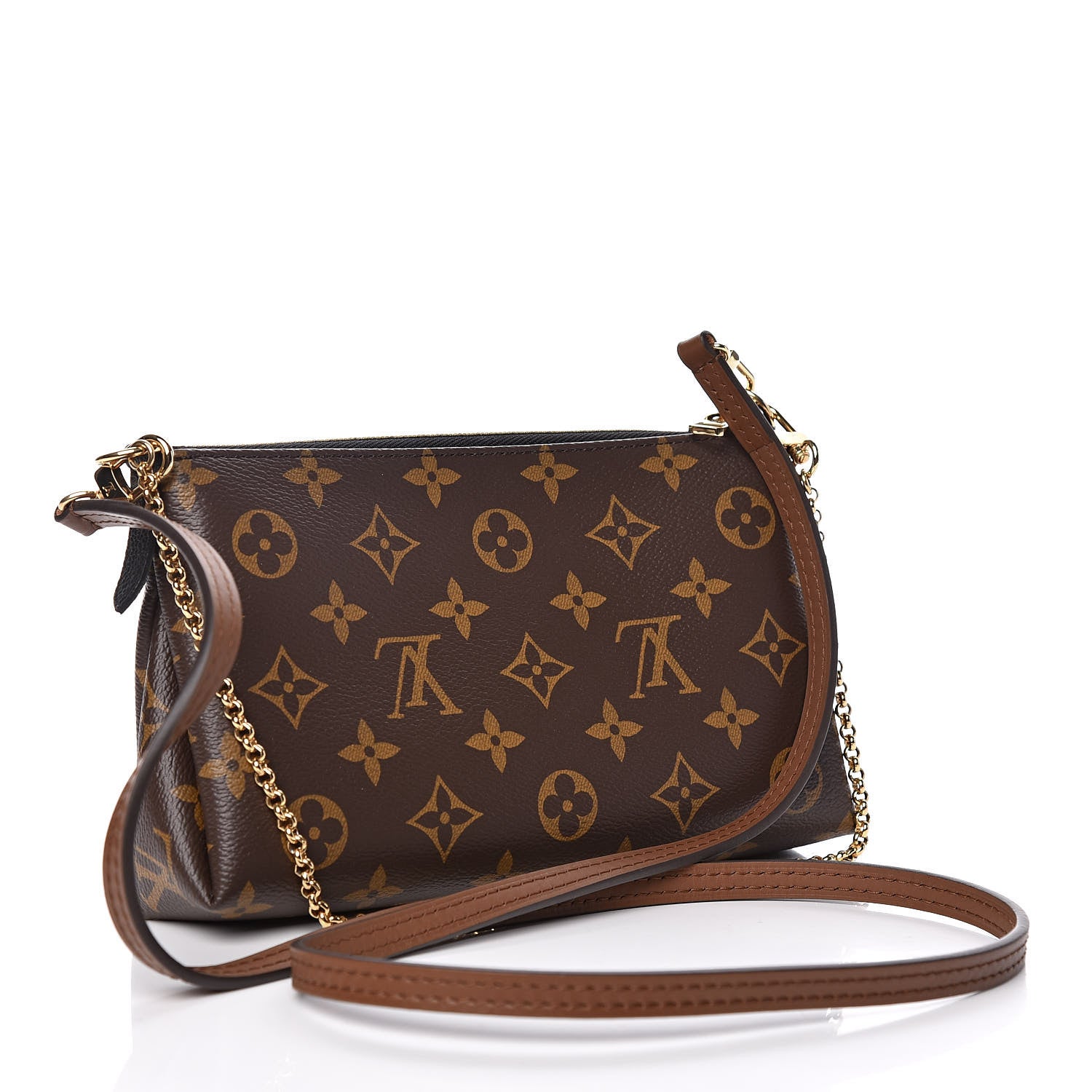 Louis Vuitton Monogram Pallas Clutch Black 3 of 10
