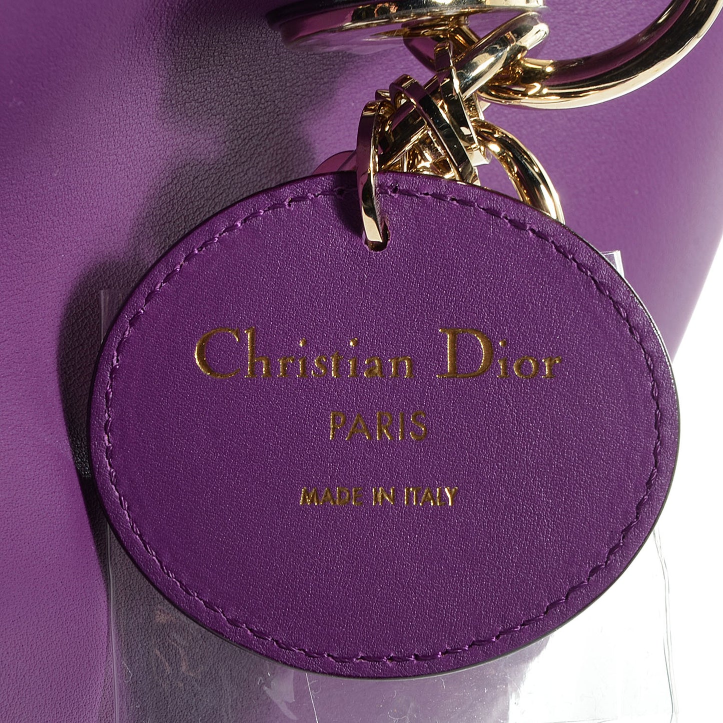 Calfskin Large Diorissimo Bag Purple