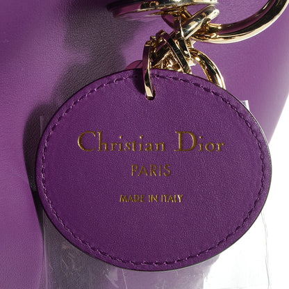 Christian Dior Calfskin Large Diorissimo Bag Purple 10 of 11