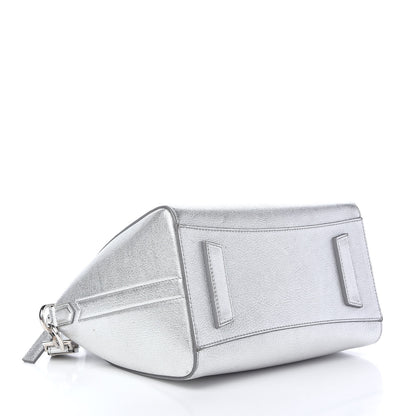 Givenchy Metallic Sugar Goatskin Small Antigona Silver 4 of 9
