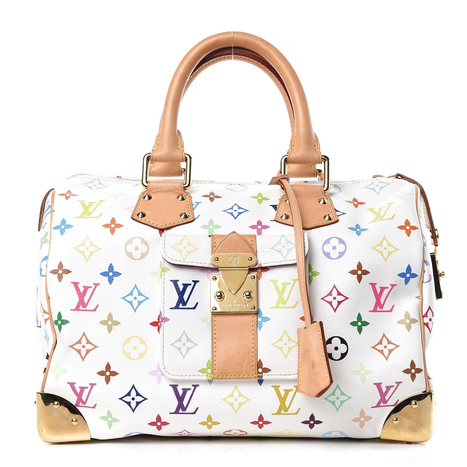 Louis Vuitton Monogram Multicolor Speedy 30 White 1 of 11