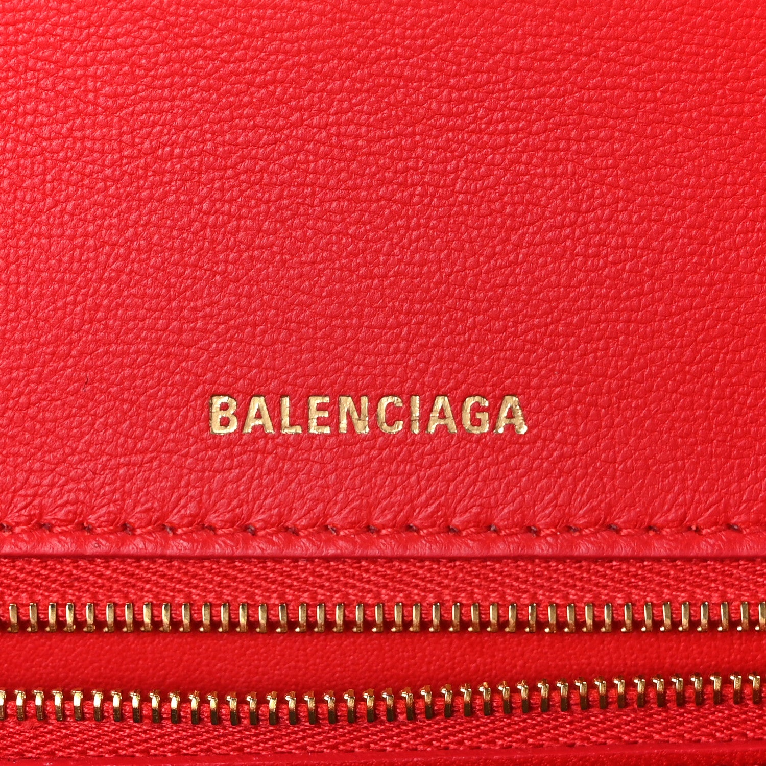 Balenciaga Shiny Box Calfskin Medium Hourglass Top Handle Bag Bright Red 6 of 9