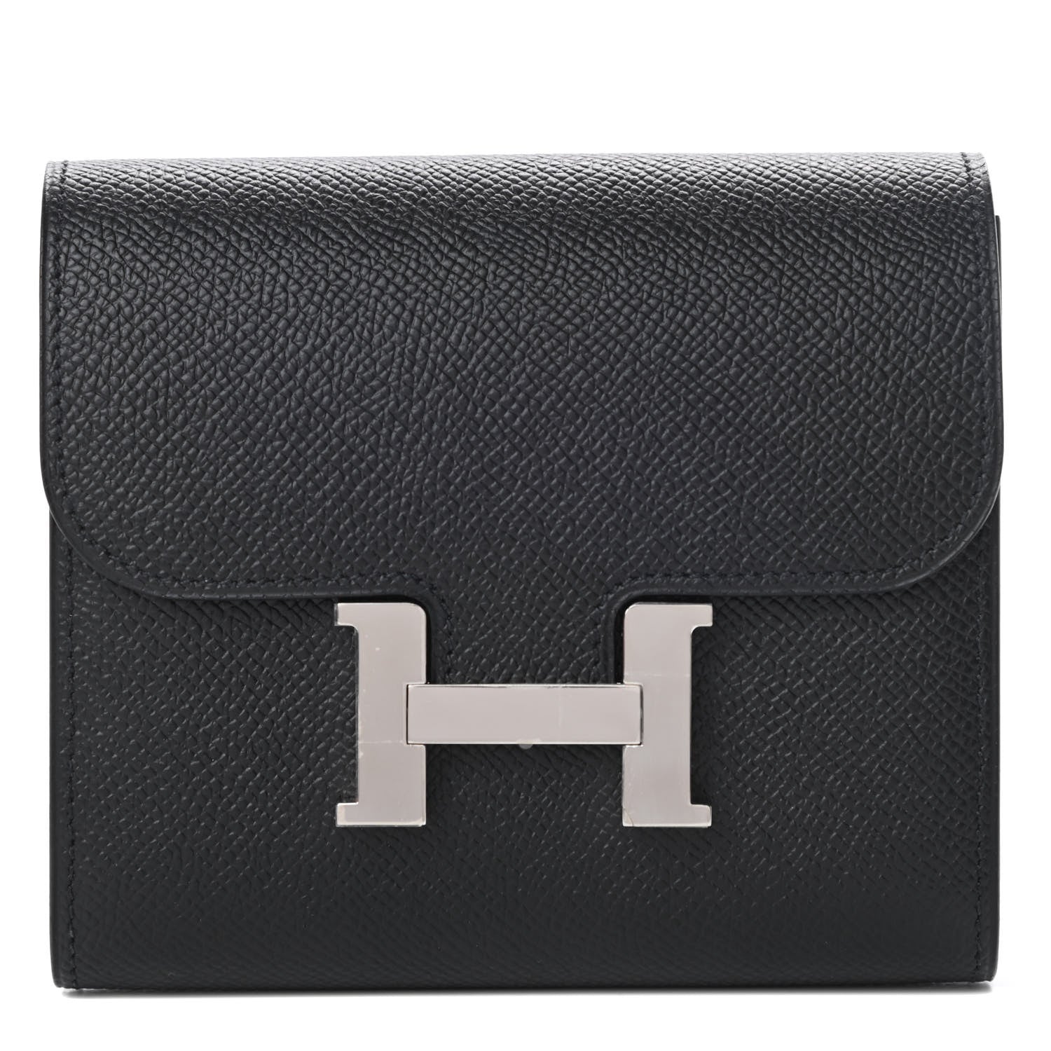 Hermes Epsom Constance Short Wallet Black 1 of 9
