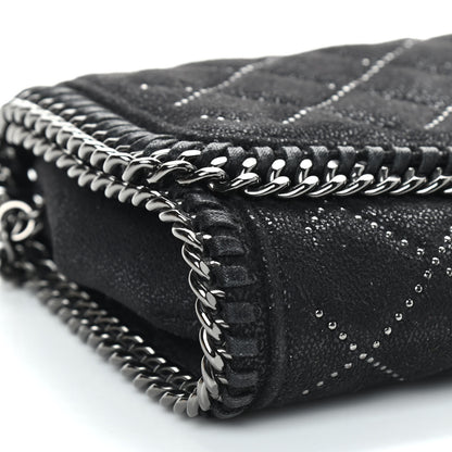 Stella McCartney Shaggy Deer Quilted Studded Falabella Crossbody Black 9 of 10