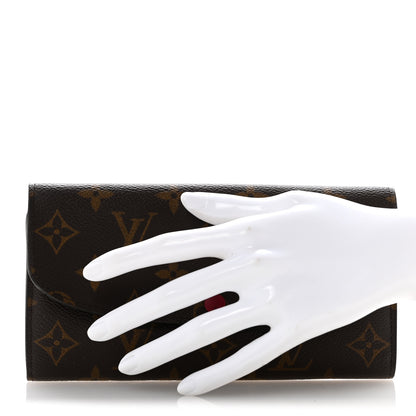 Louis Vuitton Monogram Emilie Wallet Fuchsia 2 of 9