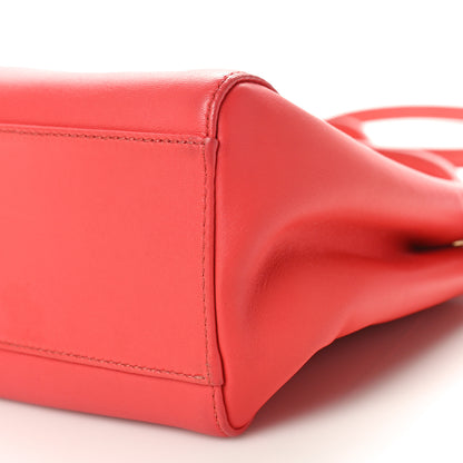 Fendi Nappa Mini Peekaboo Iconic Satchel Rosa Exstasy 9 of 10