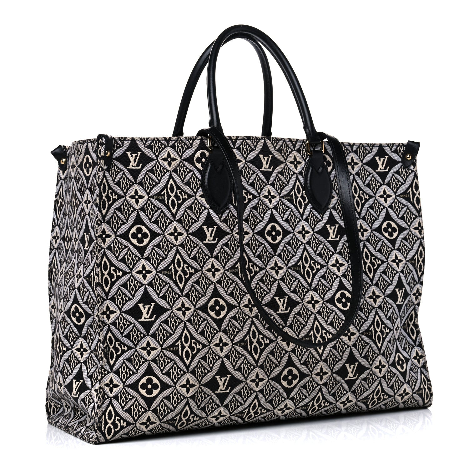 Louis Vuitton Jacquard Since 1854 Onthego GM Grey 3 of 12