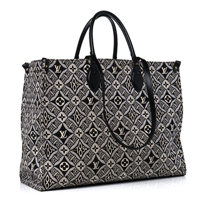 Louis Vuitton Jacquard Since 1854 Onthego GM Grey 3 of 12