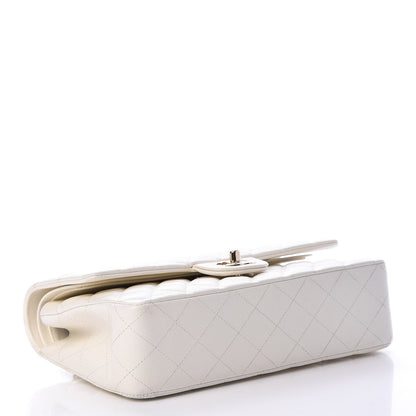 Chanel Caviar Quilted Medium Double Flap White 4 of 14