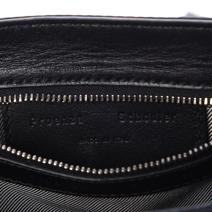 Proenza Schouler Nylon Calfskin PS1 Pouch Messenger Black 7 of 8