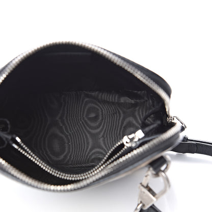 Gucci X SEGA Calfskin GUCCY Stars Mini Dome Shoulder Bag Black Gold 5 of 9