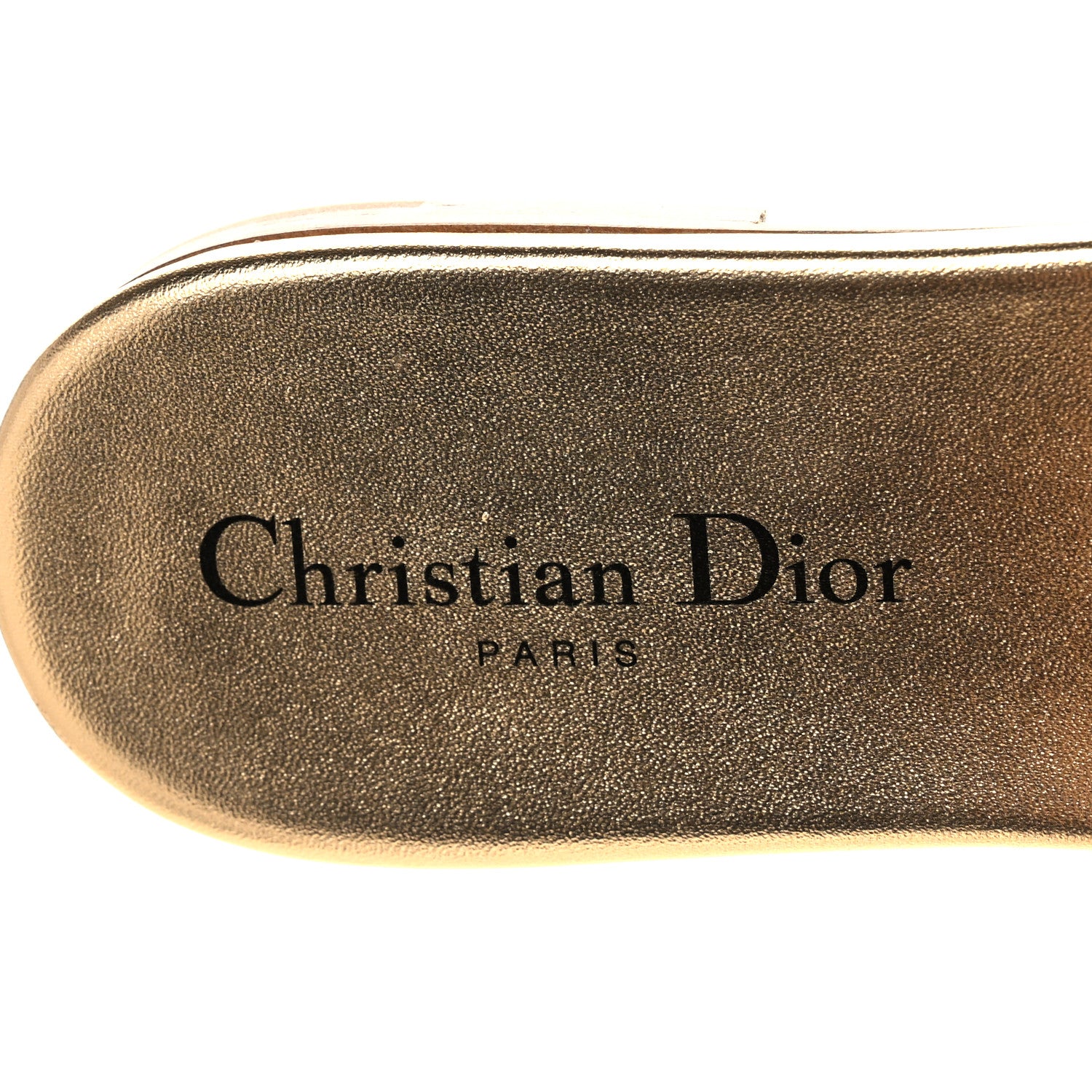 Christian Dior Cotton Embroidered Dway Mules Slide Sandals 39.5 Platinum 7 of 12