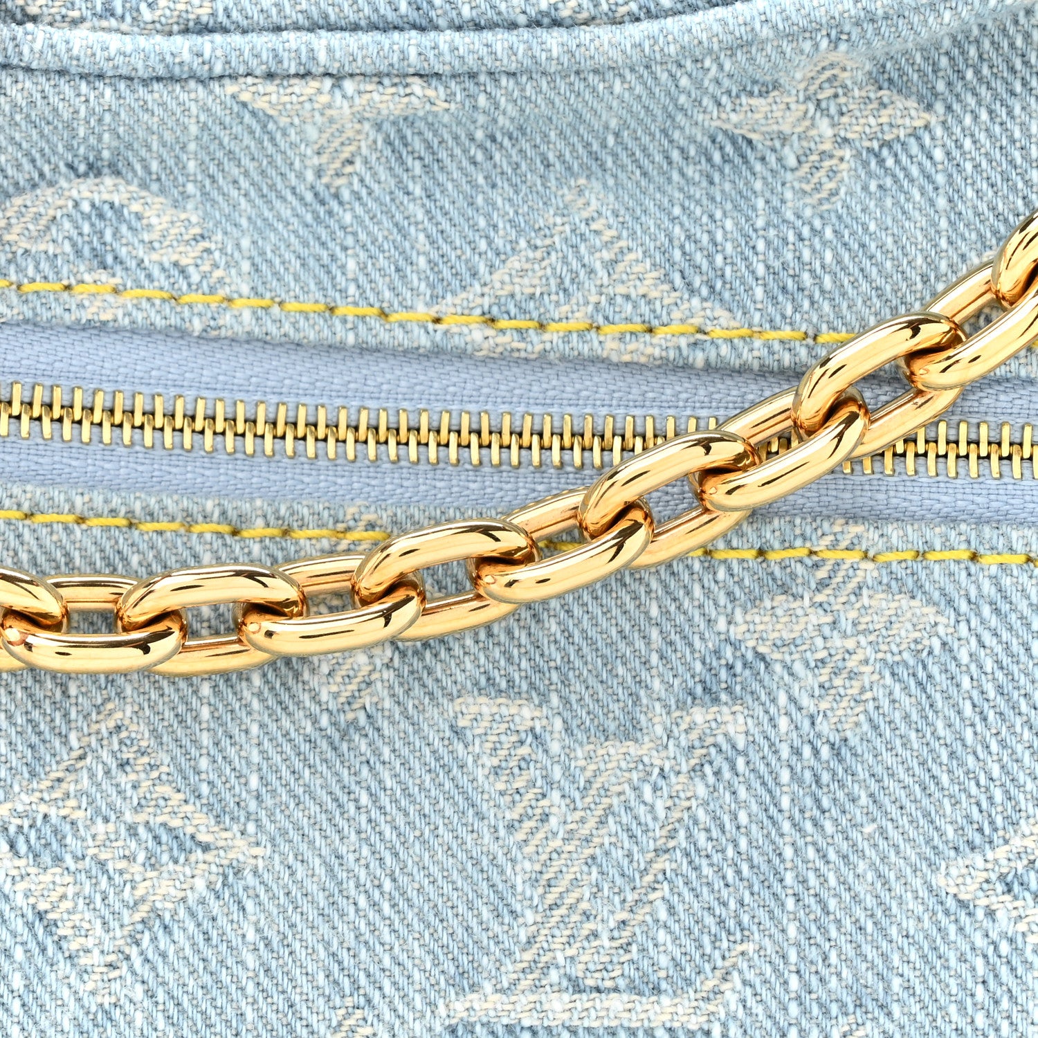 Louis Vuitton Monogram Denim Loop Sky Denim 7 of 12