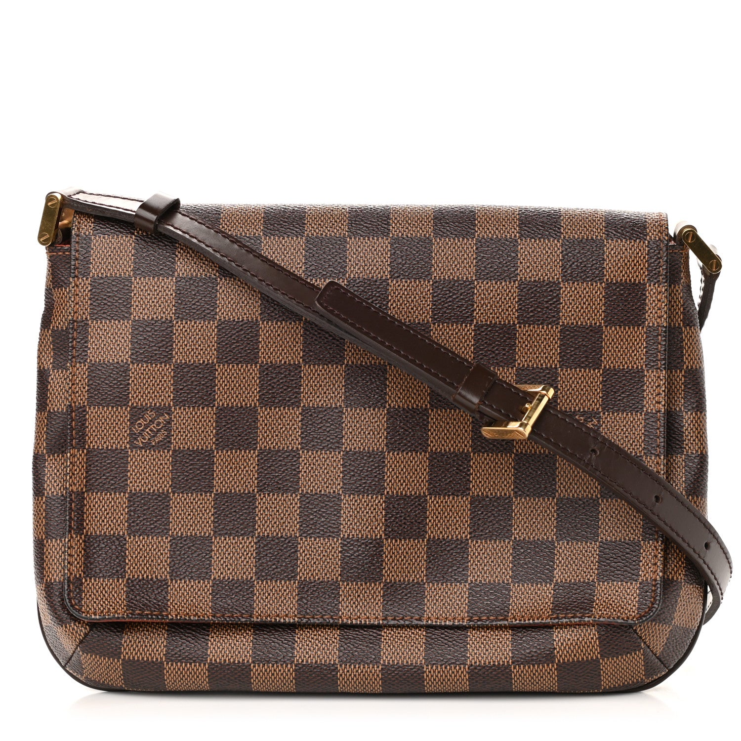 Louis Vuitton Damier Ebene Musette Tango Long Strap 1 of 10