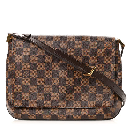 Louis Vuitton Damier Ebene Musette Tango Long Strap 1 of 10