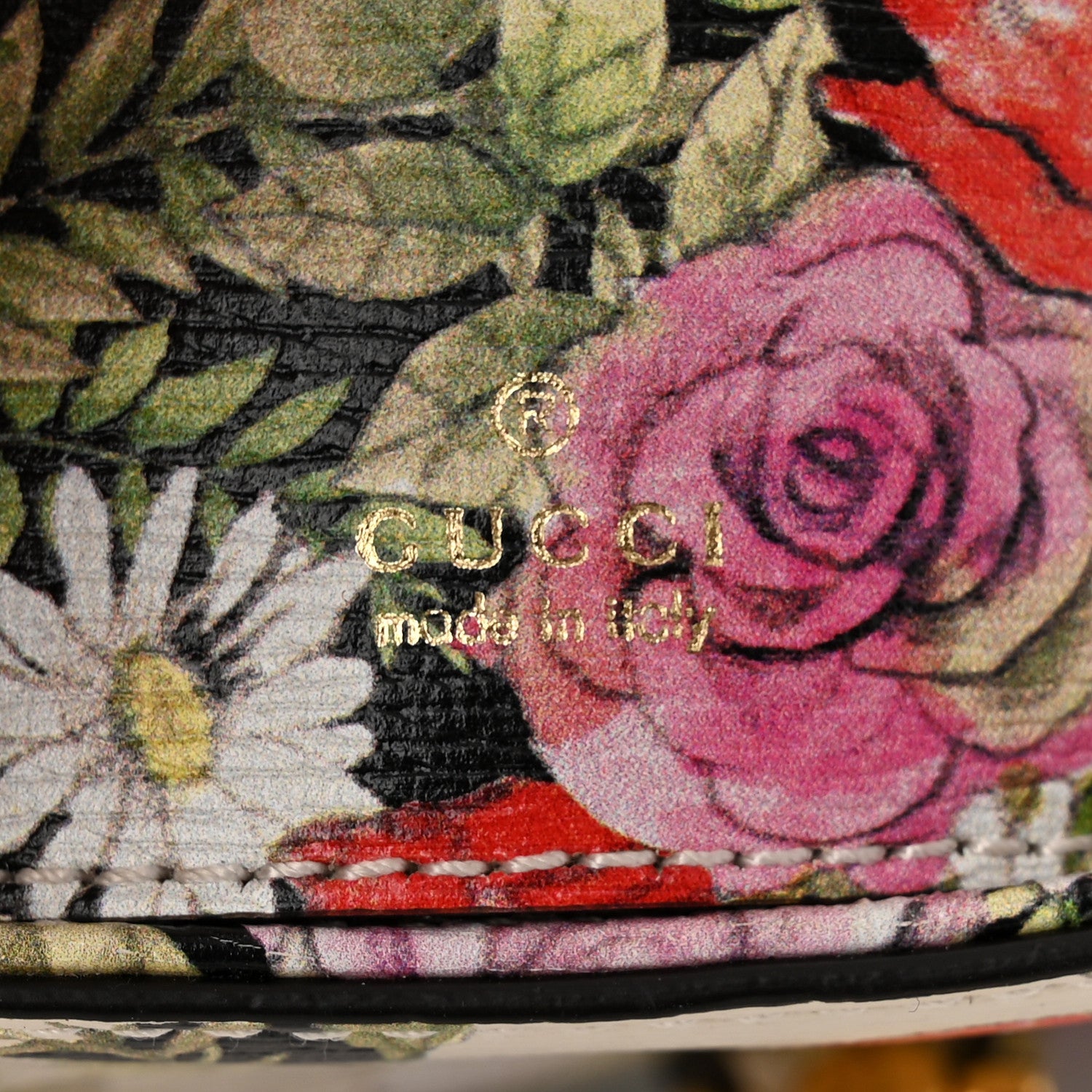 Gucci X YUKO HIGUCHI Shangai Calfskin Floral Print Mini Jackie 1961 Hobo White Multicolor 6 of 9