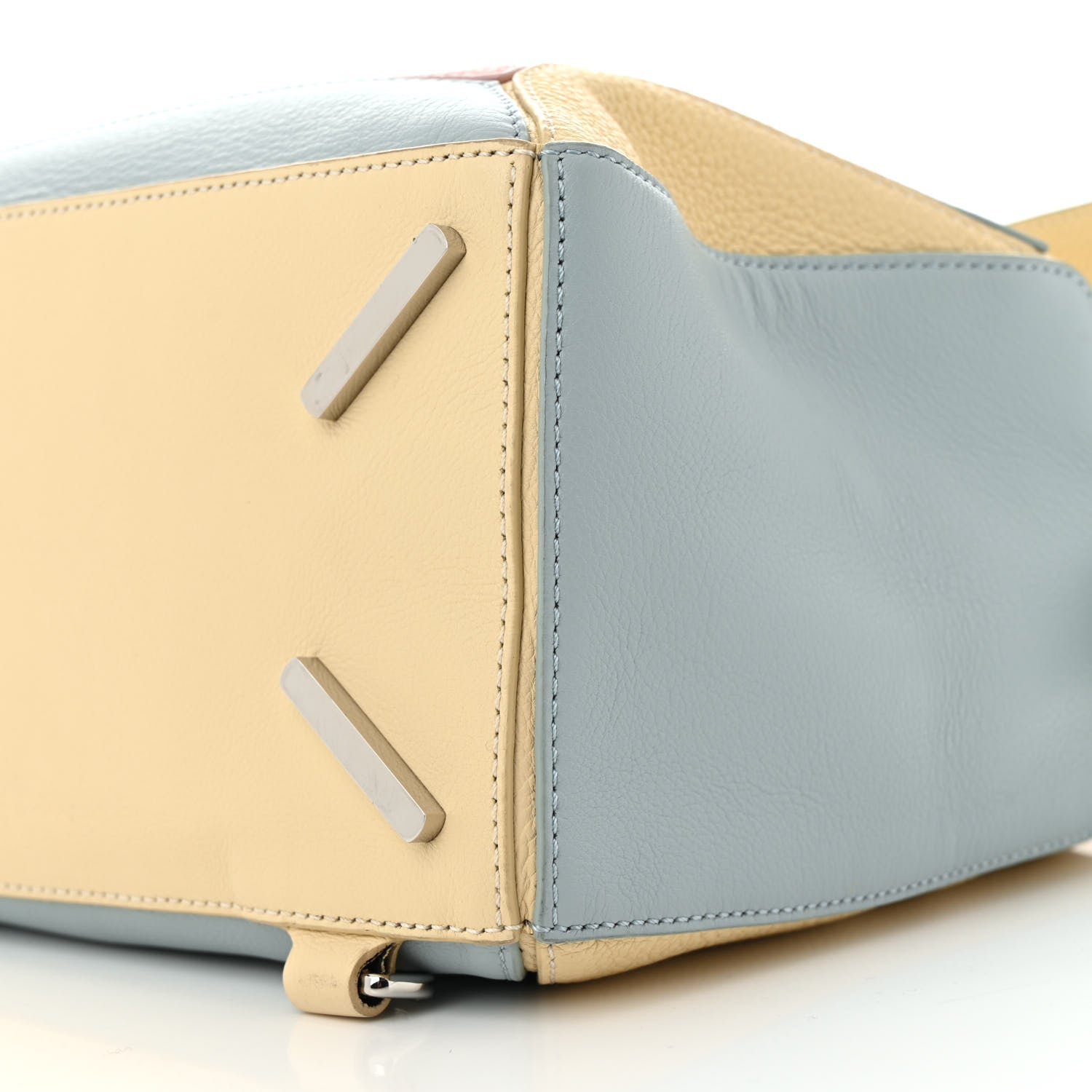 Loewe Calfskin Colorblock Medium Wrapped Handle Puzzle Bag Pink Multicolor 10 of 16
