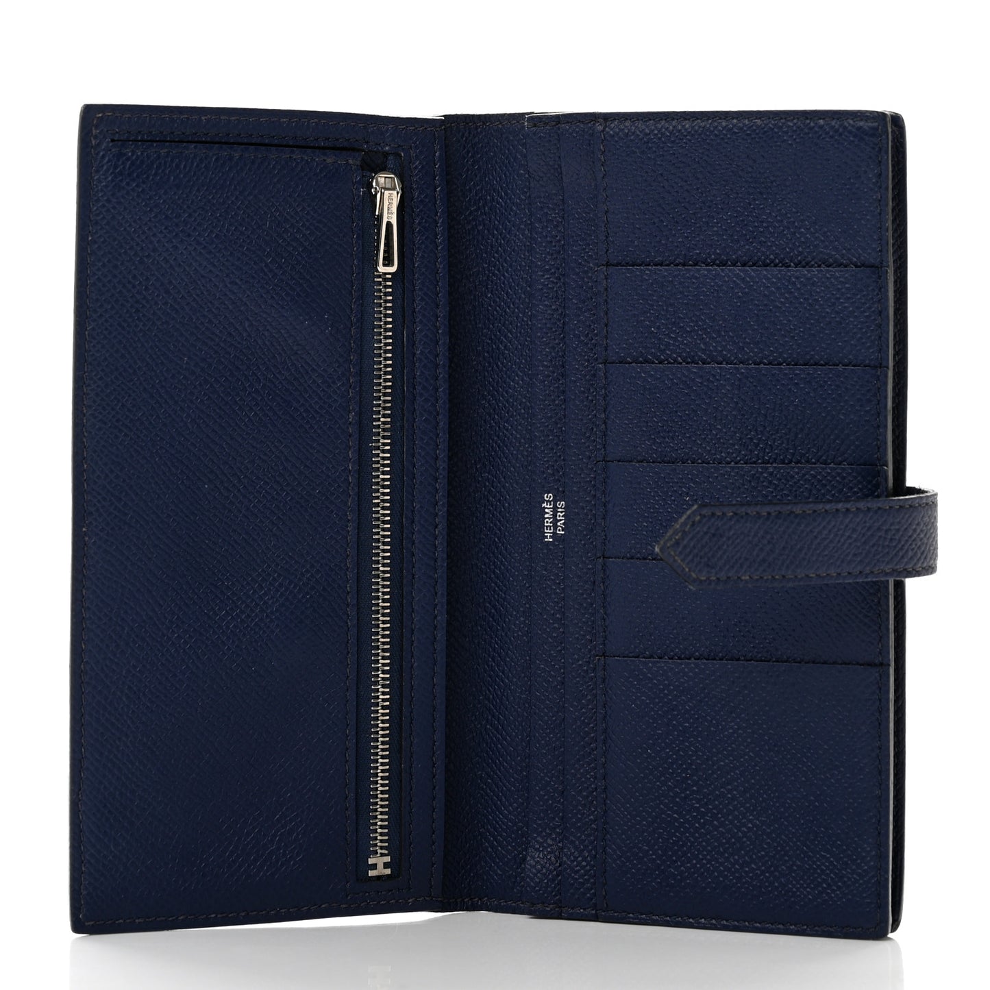 Epsom Bearn Gusset Wallet Bleu Saphir