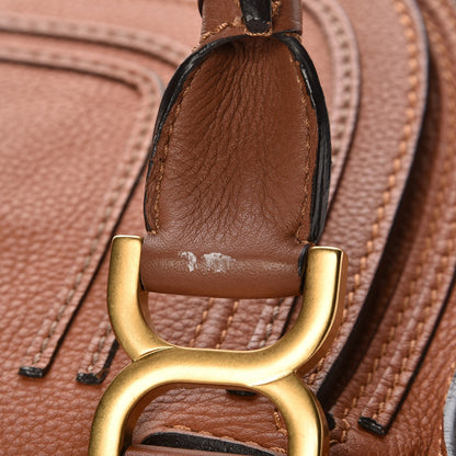 Chloe Calfskin Medium Marcie Satchel Tan 10 of 10