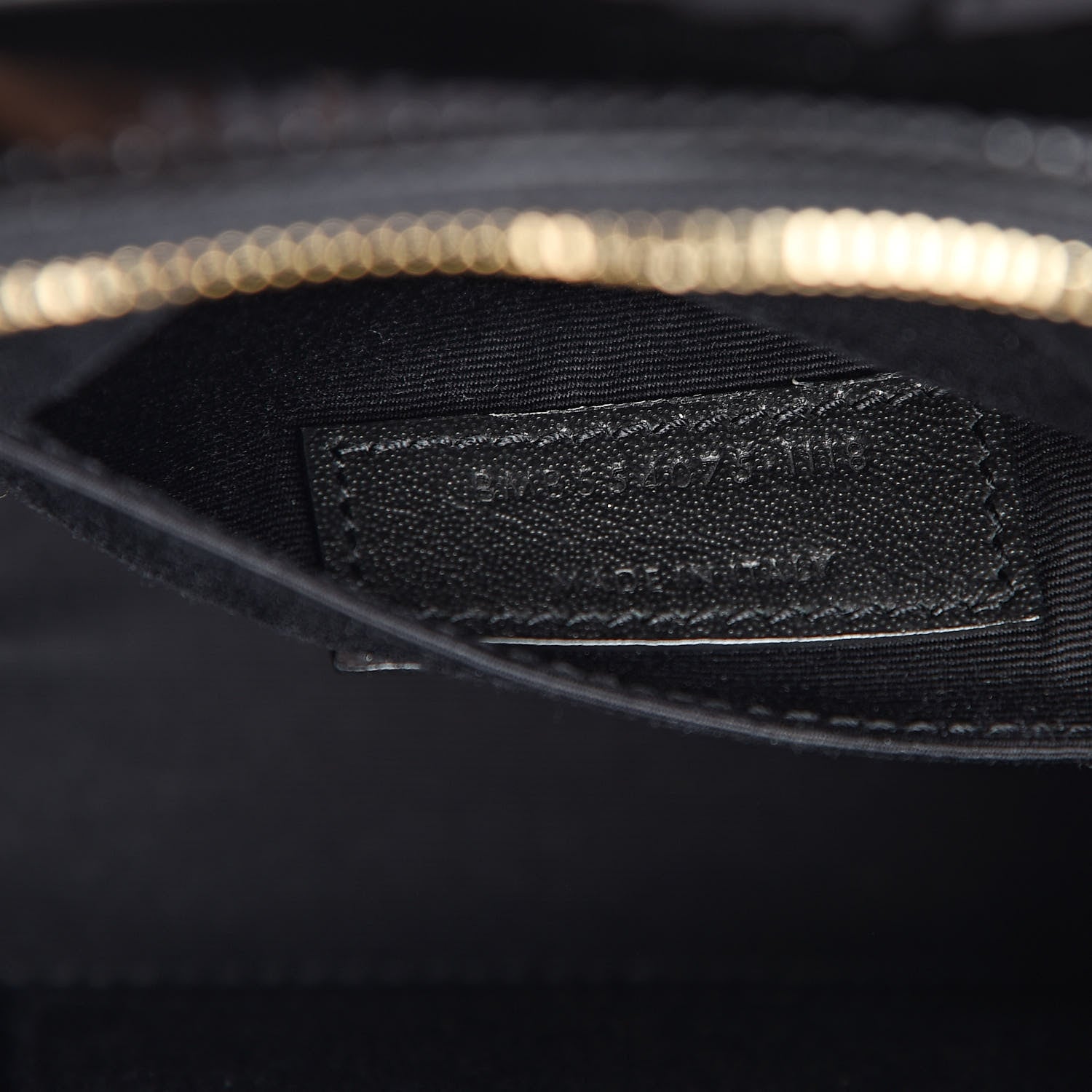 Saint Laurent Patent Matelasse Monogram Toy Vicky Camera Bag Black 7 of 11