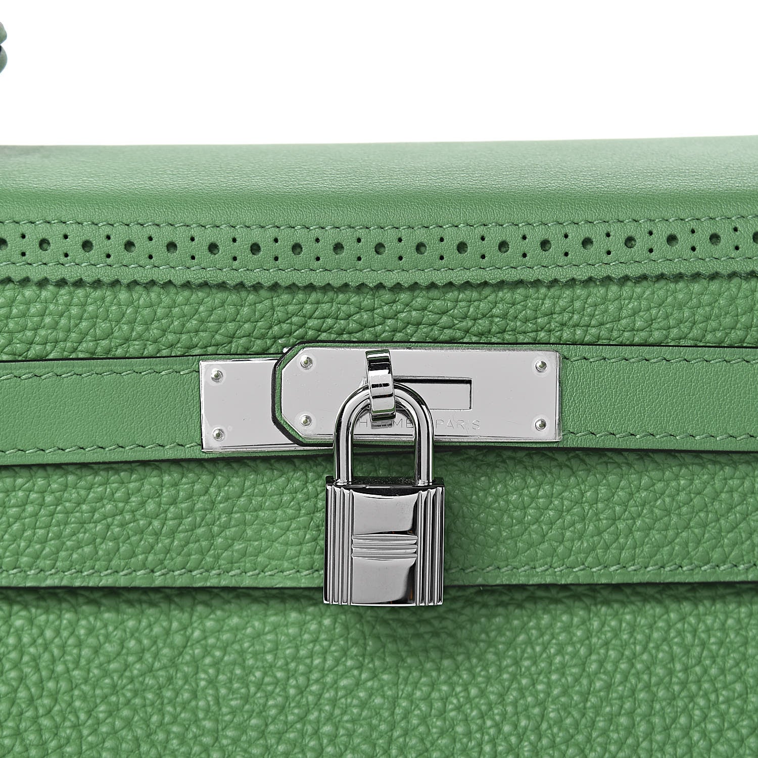 Hermes Togo Swift Ghillies Kelly 32 Bambou 8 of 10