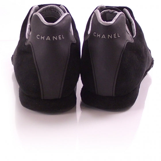 Perforated Sneakers 38 Black