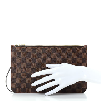 Louis Vuitton Damier Ebene Neverfull MM GM Pochette 2 of 6