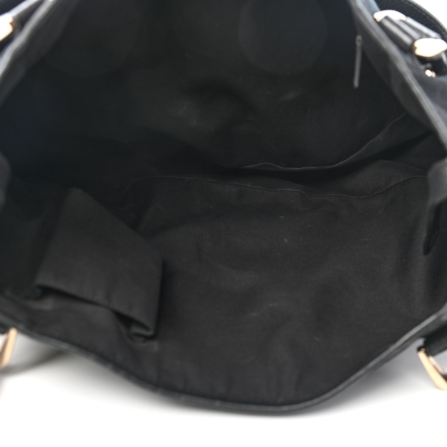 Monogram Medium Abbey Shoulder Bag Black