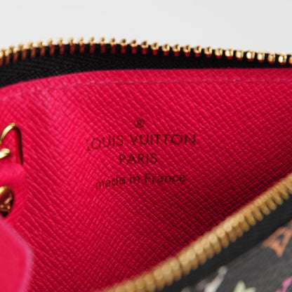 Louis Vuitton Monogram Multicolor Key Pouch Black Grenade 6 of 7