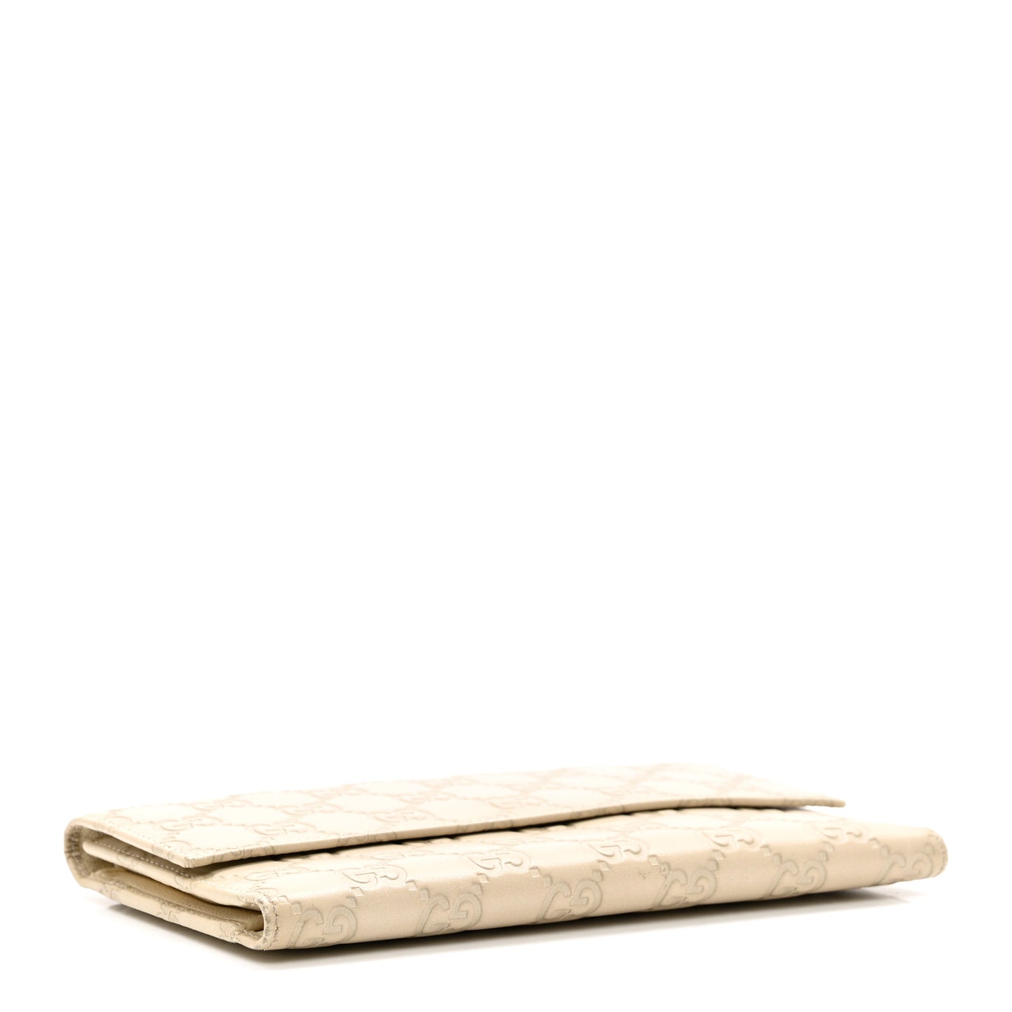 Guccissima Continental Flap Wallet Off White