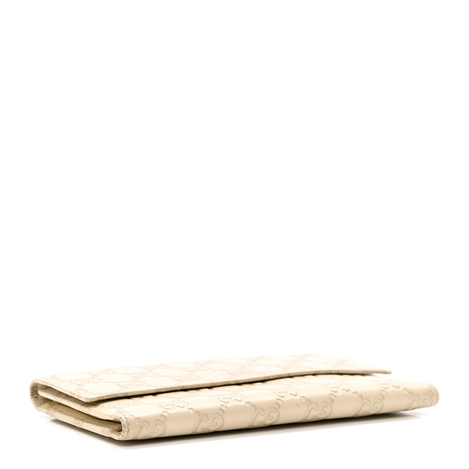 Gucci Guccissima Continental Flap Wallet Off White 3 of 12