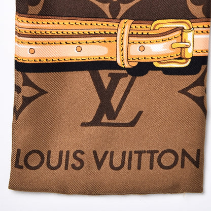 Louis Vuitton Silk Monogram Confidential Bandeau Brown 3 of 6